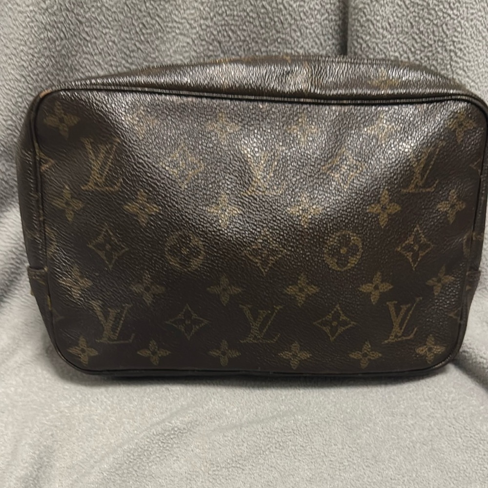 Louis Vuitton Brown Monogram Trousse